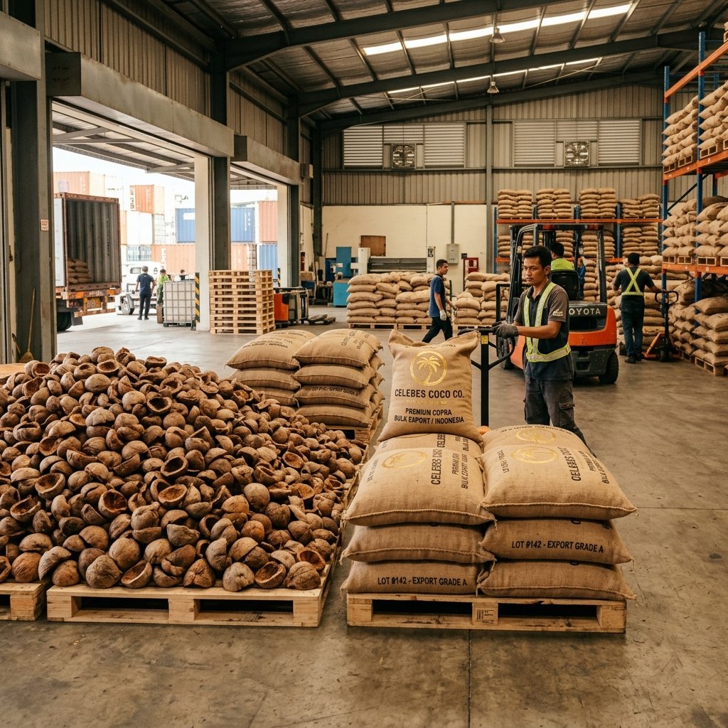 Industrial Bulk Copra Truckloads